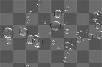 PNG water bubble effect, transparent background AI generated image by rawpixel