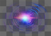 PNG abstract warping effect, transparent background AI generated image by rawpixel