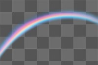 PNG rainbow effect, transparent background 