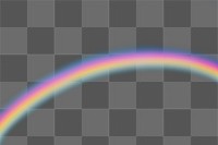 PNG rainbow effect, transparent background 