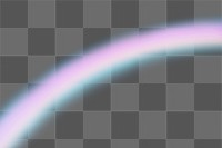 PNG rainbow effect, transparent background 