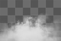 PNG isolated smoke effect, transparent background 