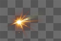 PNG lens flare effect, transparent background AI generated image by rawpixel