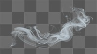 PNG isolated smoke effect, transparent background 