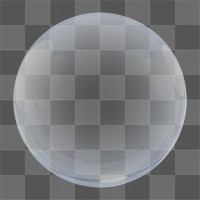White bubble png sphere shape, transparent background