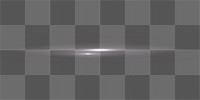 Horizon flare png element, digital remix, transparent background