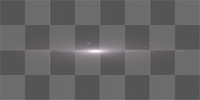 Horizon flare png element, digital remix, transparent background