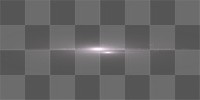 Horizon flare png element, digital remix, transparent background