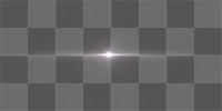 Horizon flare png element, digital remix, transparent background