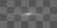 Horizon flare png element, digital remix, transparent background