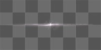 Horizon flare png element, digital remix, transparent background