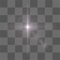 Sun glare png element, digital remix, transparent background