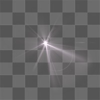 Sun glare png element, digital remix, transparent background