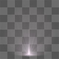 Sun glare png element, digital remix, transparent background