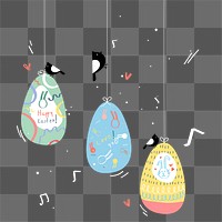 Easter rabbit png sticker, transparent background