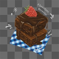 Aesthetic dessert png sticker, transparent background