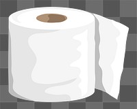 Toilet tissue roll png, transparent background