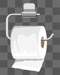 Toilet paper png, transparent background