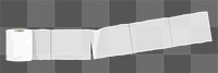 Toilet paper banner png, transparent background