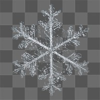 Png snowflake, isolated image, transparent background