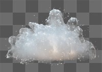 PNG Sparkly cloud effect, transparent background. AI generated image by rawpixel.