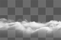 Cloud overlay effect png, transparent background