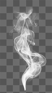 PNG Soft smoke raising black white black background