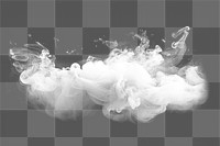 PNG Cloud element effect, transparent background