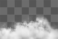 PNG isolated smoke effect, transparent background 