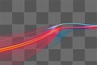 PNG speed tail light effect, transparent background 