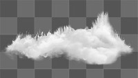 PNG Fog element effect, transparent background