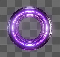 PNG Circle shape purple light technology. AI generated Image by rawpixel.