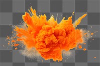 PNG  Powder explosion white background splattered. AI generated Image by rawpixel.