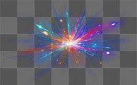 PNG Shiny metallic star rays light backgrounds fireworks AI generated Image by rawpixel
