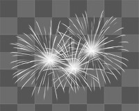 PNG Fireworks effect outdoors night black background. AI generated Image by rawpixel.