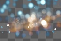 PNG Cold night bokeh light christmas outdoors. AI generated Image by rawpixel.