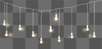 PNG Hanging lights effect chandelier lightbulb lighting