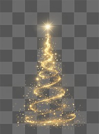 PNG Magic Christmas tree christmas light night. AI generated Image by rawpixel.