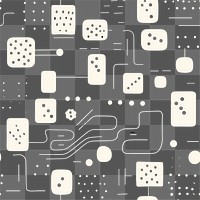 PNG Doodle grid pattern backgrounds electronics technology. AI generated Image by rawpixel.