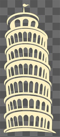 PNG Pisa tower architecture building city. AI generated Image by rawpixel.