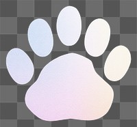 PNG Dog footprints icon carnivora abstract pattern. AI generated Image by rawpixel.