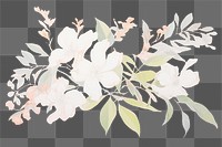 PNG  Botanical backgrounds pattern drawing. AI generated Image by rawpixel.