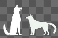 PNG Dog and cat kangaroo animal mammal. AI generated Image by rawpixel.