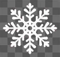 PNG Sillouette snowflake shape celebration decoration. AI generated Image by rawpixel.