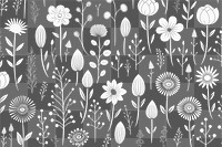 PNG Floral backgrounds pattern flower. AI generated Image by rawpixel.