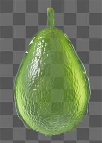 PNG Avocado fruit plant green. AI generated Image by rawpixel.