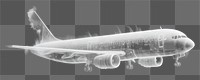 PNG Plane aircraft airplane airliner. AI generated Image by rawpixel.