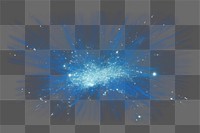 PNG Blue backgrounds astronomy fireworks. AI generated Image by rawpixel.