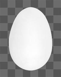 White egg png cooking ingredient, transparent background