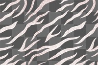 Pink png pattern, tiger, transparent background